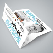 Dépliant type "gazette"