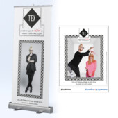 Déclinaison d'une opération textile pour Carrefour