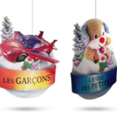 Mobiles suspendus de segmentation - Opération NOËL